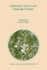 Book Cover for Optimality Theory and Language Change by D Eric Holt