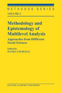 Book Cover for Methodology and Epistemology of Multilevel Analysis by Daniel Courgeau