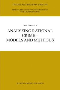 Book Cover for Analyzing Rational Crime by Olof Dahlbäck