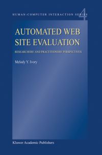 Book Cover for Automated Web Site Evaluation by Melody Y Ivory