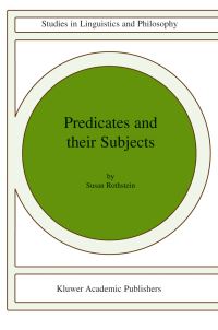 Book Cover for Predicates and Their Subjects by Susan Rothstein