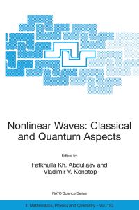 Book Cover for Nonlinear Waves by Fatkhulla Abdullaev, Vladimir V Konotop