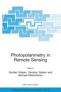Book Cover for Photopolarimetry in Remote Sensing by Gorden Videen, Yaroslav Yatskiv, Michael Mishchenko