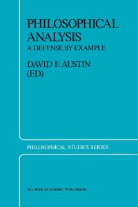 Book Cover for Philosophical Analysis by DS Austin