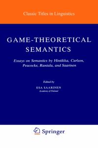 Book Cover for Game-Theoretical Semantics by Esa Saarinen