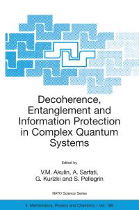 Book Cover for Decoherence, Entanglement and Information Protection in Complex Quantum Systems by Vladimir M Akulin, A Sarfati, G Kurizki, S Pellegrin