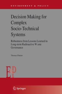 Book Cover for Decision Making for Complex Socio-Technical Systems by Thomas Flüeler
