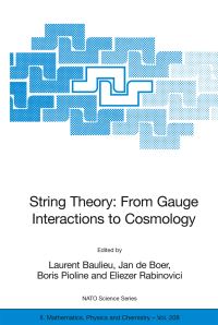 Book Cover for String Theory by NATO Advanced Study Institute on String Theory From Gauge Interactions to Cosmology, Laurent Baulieu, North Atlantic Treaty Organization