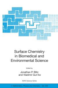 Book Cover for Surface Chemistry in Biomedical and Environmental Science by Jonathan P Blitz, Vladimir M Gunko