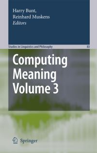 Book Cover for Computing Meaning. Volume 3 by Harry C Bunt, Reinhard Muskens