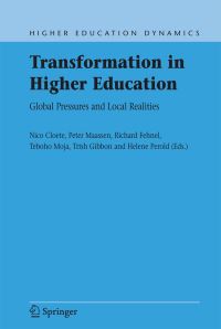 Book Cover for Transformation in Higher Education by Nico Cloete, Peter Maassen, Richard Fehnel, Teboho Moja, Trish Gibbon, Helene Perold