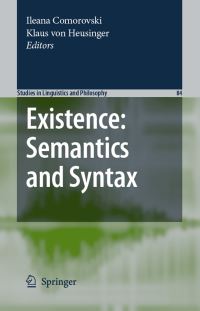 Book Cover for Existence by Ileana Comorovski, Klaus von Heusinger
