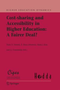 Book Cover for Cost-Sharing and Accessibility in Higher Education by Pedro N Teixeira, D Bruce Johnstone, Maria J Rosa, Hans Vossensteyn