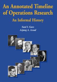 Book Cover for An Annotated Timeline of Operations Research by Saul I Gass, Arjang A Assad