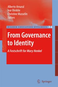 Book Cover for From Governance to Identity by Mary Henkel, Alberto Amaral, Ivar Bleiklie, Christine Musselin