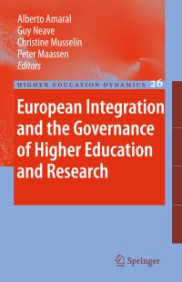 Book Cover for European Integration and the Governance of Higher Education and Research by Alberto Amaral