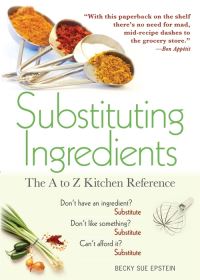 Book Cover for Substituting Ingredients by Becky Sue Epstein