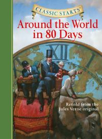 Book Cover for Around the World in 80 Days by Deanna McFadden, Jules Verne, Jamel Akib