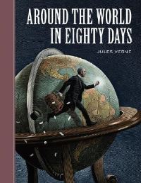 Book Cover for Around the World in Eighty Days by Jules Verne