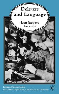 Book Cover for Deleuze and Language by JeanJacques Lecercle