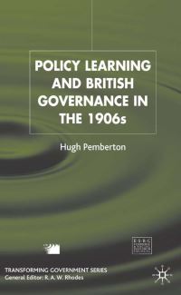 Book Cover for Policy Learning and British Governance in the 1960S by Hugh Pemberton