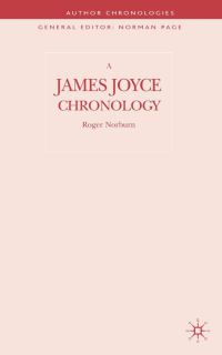 Book Cover for A James Joyce Chronology by Roger Norburn