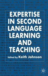 Book Cover for Expertise in Second Language Learning and Teaching by Keith Johnson