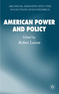 Book Cover for American Power and Policy by Robert Leeson