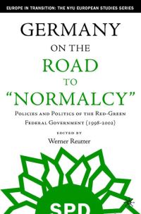 Book Cover for Germany on the Road to 'Normalcy' by Werner Reutter