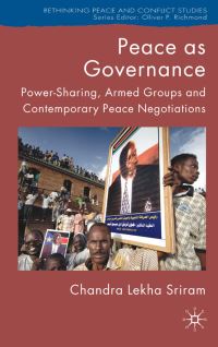 Book Cover for Peace as Governance by Chandra Lekha Sriram