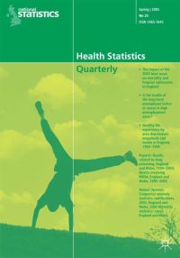 Book Cover for Health Statistics Quarterly 26, Summer 2005 by NA NA