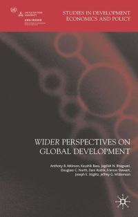 Book Cover for Wider Perspectives on Global Development by A B Atkinson, World Institute for Development Economics Research