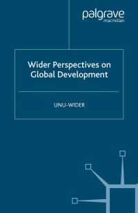 Book Cover for Wider Perspectives on Global Development by World Institute for Development Economics Research