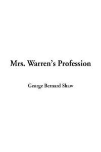 Book Cover for Mrs. Warren's Profession by George Bernard Shaw