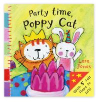 Book Cover for Party Time, Poppy Cat by Lara Jones