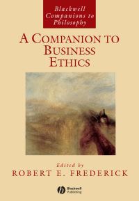 Book Cover for A Companion to Business Ethics by Robert Frederick