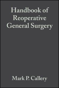 Book Cover for Handbook of Reoperative General Surgery by Mark P Callery