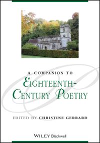 Book Cover for A Companion to Eighteenth-Century Poetry by Christine Gerrard