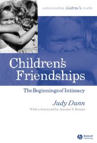 Book Cover for Children's Friendships by Judy Dunn