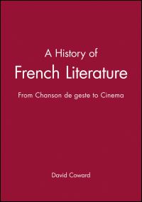 Book Cover for A History of French Literature by David Coward