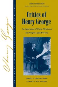 Book Cover for Critics of Henry George by Robert V Andelson