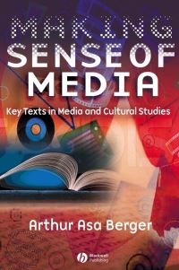 Book Cover for Making Sense of Media by Arthur Asa Berger
