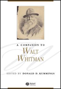 Book Cover for A Companion to Walt Whitman by Donald D Kummings
