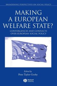 Book Cover for Making a European Welfare State? by Peter TaylorGooby