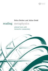 Book Cover for Reading Metaphysics by Helen Beebee, Julian Dodd