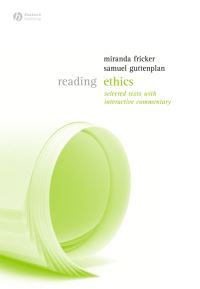Book Cover for Reading Ethics by Miranda Fricker, Samuel D Guttenplan