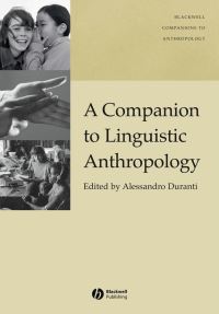 Book Cover for A Companion to Linguistic Anthropology by Alessandro Duranti