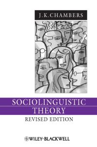 Book Cover for Sociolinguistic Theory by J K Chambers