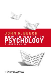 Book Cover for How to Write in Psychology by John R Beech