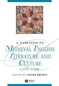 Book Cover for A Companion to Medieval English Literature and Culture, C.1350-C.1500 by Peter Brown